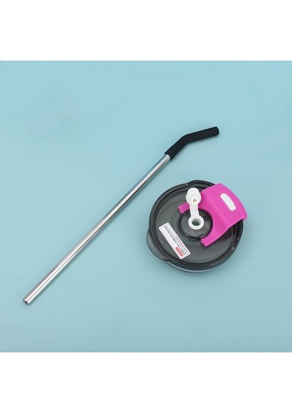 Cof Break 316 Paslanmaz Çelik Çift Katmanlı Vakum Izolasyonlu Bardak Büyük Kapasiteli Çift Içecek Kahve Fincanı Saplı Pipetli Bardak (Yurt Dışından)