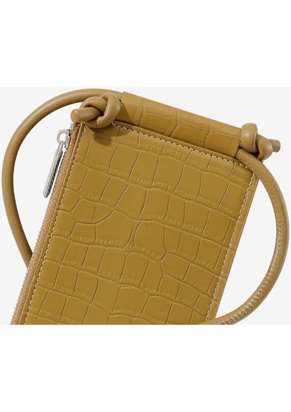 Çok Yönlü Crossbody Cep Telefonu Çantası Basit Moda Bayan Omuz Çantası Kart Tutucu Cüzdan (Yurt Dışından) indirimleri