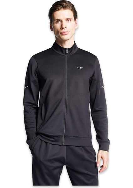 25S-1249 Fermuarlı Ceket Siyah Erkek Ceket