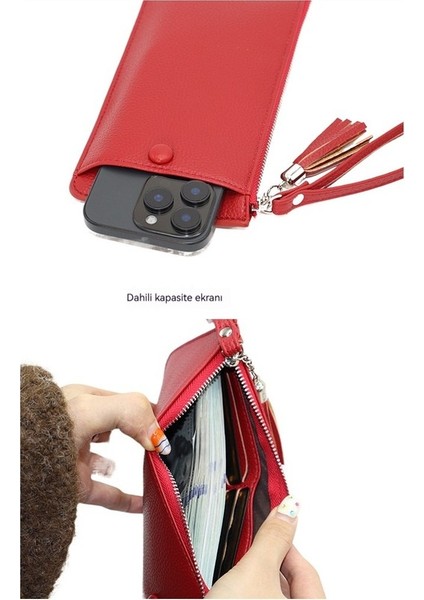 Bayan Uzun Cüzdan Basit Taşınabilir Anahtar Depolama Çantası Kart Tutucu Cüzdan Cep Telefonu (Yurt Dışından) fiyatları