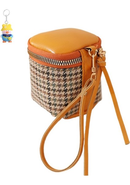 Retro Değişim El Çantası Bilek Çantası Kadın Çok Fonksiyonlu Büyük Kapasiteli Ruj Kart Tutucu Fermuarlı Kart Tutucu (Yurt Dışından)