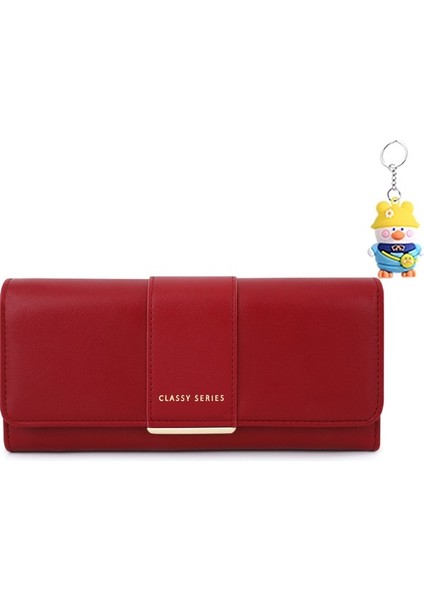 Taşınabilir Depolama Bayanlar Uzun Cüzdan Moda K Çok Kart Yuvası Kart Tutucu Para Cüzdanı (Yurt Dışından)