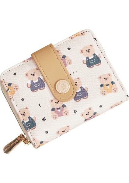 Bayanlar Kısa Cüzdan Snap Cüzdan Fermuarlı Para Cüzdan Çoklu Kart Yuvası Kart Tutucu (Yurt Dışından) fırsatları