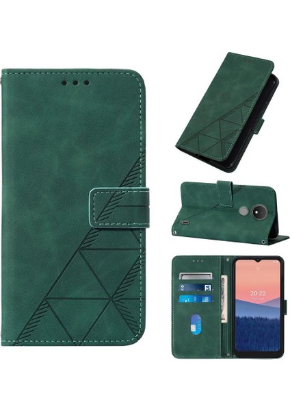 Nokia C21 Kılıf Tam Kaplar Deri Dokulu Kapaklı Cüzdan Standlı Kartvizitli Kopçalı Kapak Kartlıklı Uzun Askılı (Yurt Dışından) modelleri