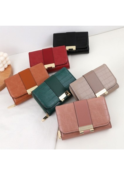 Bayanlar Cüzdanı Moda Clutch Çoklu Kart Yuvası Kart Tutucu Para Cüzdanı (Yurt Dışından) modelleri