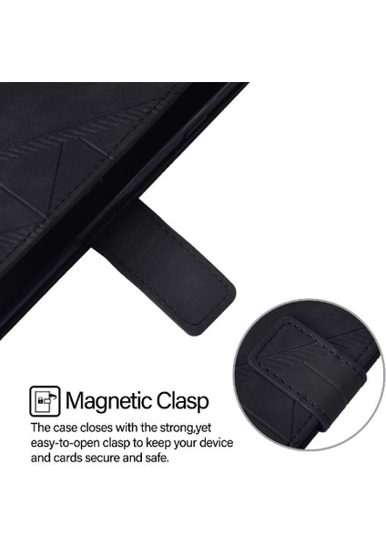Tecno Spark 20 Pro 5g Kılıf Tam Kaplar Deri Dokulu Kapaklı Cüzdan Standlı Kartvizitli Kopçalı Kapak Kartlıklı Uzun Askılı (Yurt Dışından)