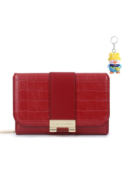 Bayanlar Cüzdanı Moda Clutch Çoklu Kart Yuvası Kart Tutucu Para Cüzdanı (Yurt Dışından)