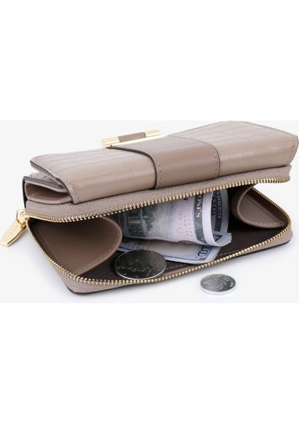 Bayanlar Cüzdanı Moda Clutch Çoklu Kart Yuvası Kart Tutucu Para Cüzdanı (Yurt Dışından) indirimleri