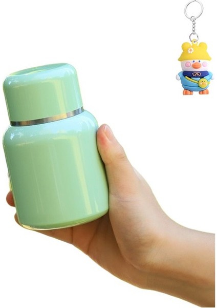 Basit 316 Paslanmaz Çelik Termos Bardak Taşınabilir Doğrudan Içme Su Bardak Sevimli Mini Cep Bardak (Yurt Dışından)