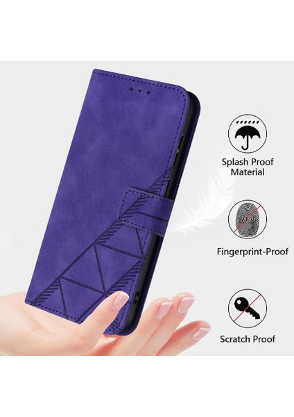 Xiaomi 10T/10T Pro 5g Kılıf Tam Kaplar Deri Dokulu Kapaklı Cüzdan Standlı Kartvizitli Kopçalı Kapak Kartlıklı Uzun Askılı (Yurt Dışından)