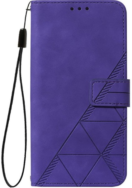 Xiaomi 10T/10T Pro 5g Kılıf Tam Kaplar Deri Dokulu Kapaklı Cüzdan Standlı Kartvizitli Kopçalı Kapak Kartlıklı Uzun Askılı (Yurt Dışından)