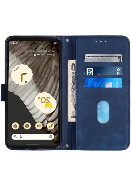 Google Pıxel 8 Pro 5g Kılıf Tam Kaplar Deri Dokulu Kapaklı Cüzdan Standlı Kartvizitli Kopçalı Kapak Kartlıklı Uzun Askılı (Yurt Dışından) fırsatları