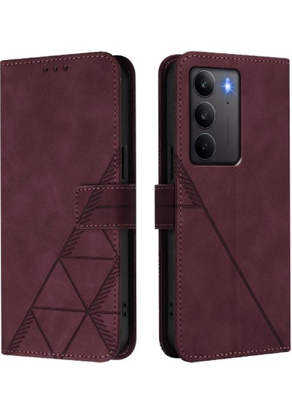 Realme C75 4g Kılıf Tam Kaplar Deri Dokulu Kapaklı Cüzdan Standlı Kartvizitli Kopçalı Kapak Kartlıklı Uzun Askılı (Yurt Dışından) indirimleri