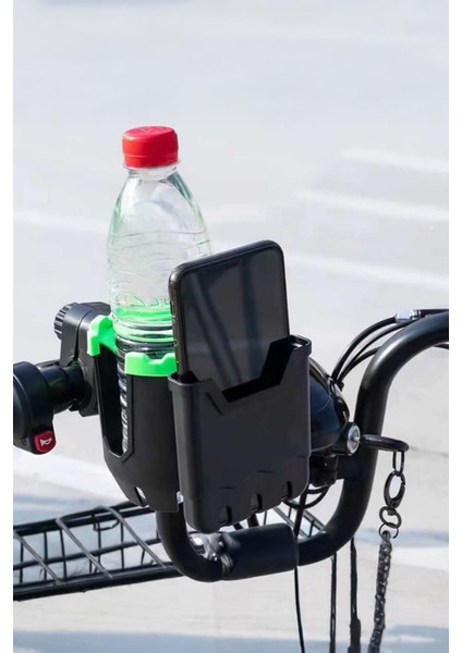 Motorsiklet Bisiklet Atv Telefon ve Bardak Tutucu Tutacağı 2in1 X23