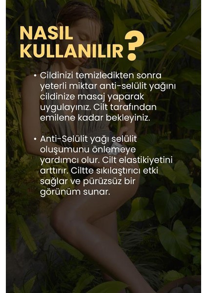 Anti Selülit Vücut Bakım Yağı 100 ml