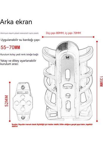 Kawasaki NINJA400 Z400 Z300 Z250 Modifiye Su Şişesi Tutucu Tampon Su Bardağı Su Isıtıcısı Tutucu Için Motosiklet Su Bardağı Tutucu (Yurt Dışından)