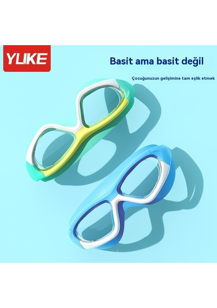 Çocuk Yüzme Gözlükleri Erkek Kız Yüzme Gözlükleri Su Geçirmez Anti-Sis Hd Yüksek Kaliteli Büyük Çerçeve (Yurt Dışından) modelleri