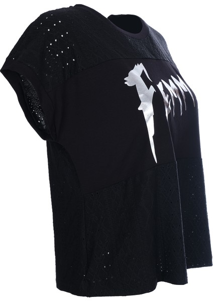 Ysatis Oversize Minimalist Kadın Bluz - Kısa Kol fırsatları