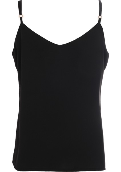 Ysatis V Yaka Fermuarlı Minimalist Crop Bluz - Günlük Şıklık fırsatları