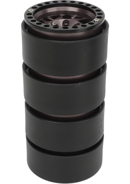 4 Adet Rc Paletli Jantlar Evrensel Alüminyum Alaşım 1.9 In Rc Beadlock Tekerlek Jantları SCX10 SCX10 Iı Titanyum (Yurt Dışından) indirimleri