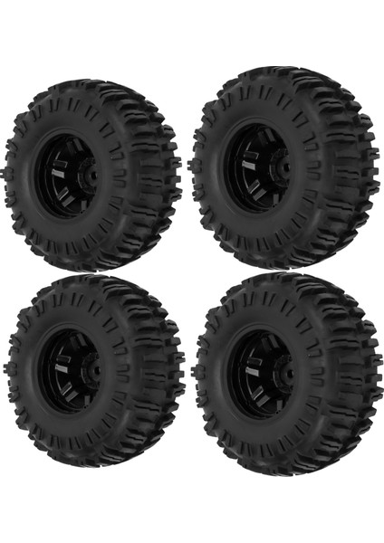 Arrma Senton 1/10 Rc Araba Yükseltme Parçaları Siyah Için 4 Adet Rc Ön Arka Lastik Lastik ve 6 Kollu Jant Seti (Yurt Dışından) modelleri