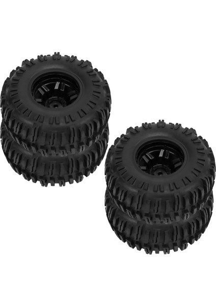 Arrma Senton 1/10 Rc Araba Yükseltme Parçaları Siyah Için 4 Adet Rc Ön Arka Lastik Lastik ve 6 Kollu Jant Seti (Yurt Dışından) fırsatları