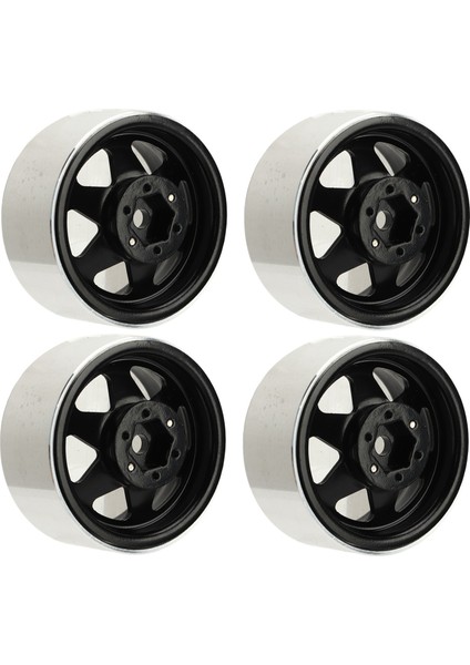 4 Adet Beadlock Jant Ofset-8.9 mm Metal Derin Çanak Tekerlek Göbeği Jantlar Eksenel SCX10 90046 1.9 Inç Siyah (Yurt Dışından) fiyatları