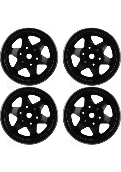 4 Adet Beadlock Jant Ofset-8.9 mm Metal Derin Çanak Tekerlek Göbeği Jantlar Eksenel SCX10 90046 1.9 Inç Siyah (Yurt Dışından) fırsatları