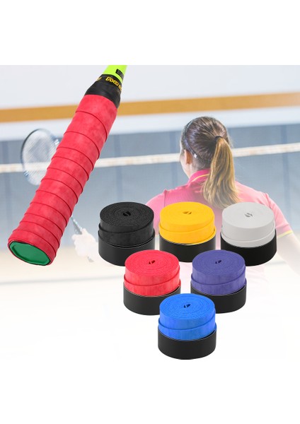 25 Paket Tenis Raketi Sapları Anti-Skid Badminton Raket Sapları Titreşim Overgrip Ter Bandı (Yurt Dışından)