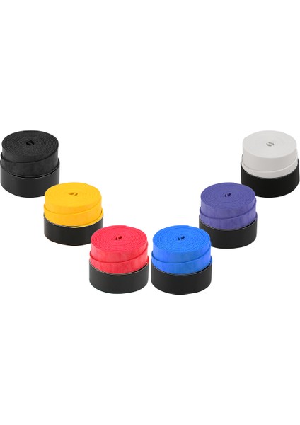 25 Paket Tenis Raketi Sapları Anti-Skid Badminton Raket Sapları Titreşim Overgrip Ter Bandı (Yurt Dışından)