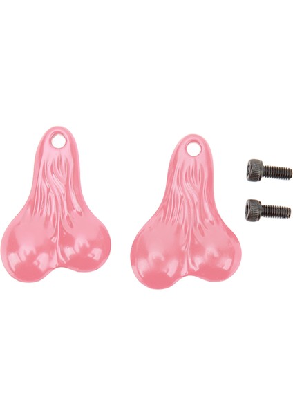 2 Adet Rc Tampon Topu Boğa Somun Çinko Alaşım Asılı Top Fındık Traxxas SCX24 FX24 Pembe (Yurt Dışından)