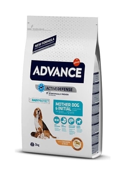 Advance Puppy Tavuklu Anne Yavru ve Hamile Köpek Maması 3 kg