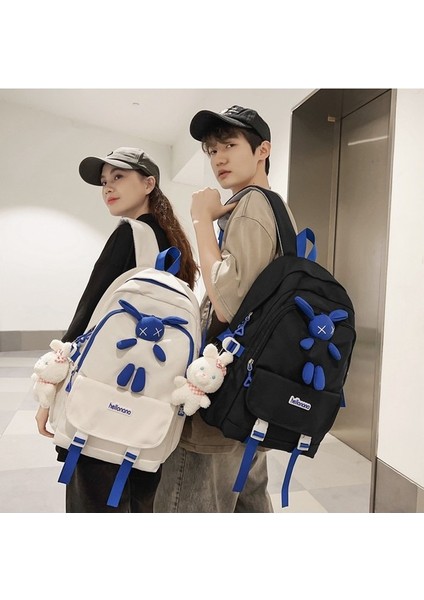 Kadın Lise Öğrencileri Ortaokul Öğrencileri Için Okul Geniş Kapasiteli Kontrast Renkli Kız Çocuk Sırt Niş Tasarımlı Üniversite Öğrencisi Sırt Çantası (Yurt Dışından) modelleri