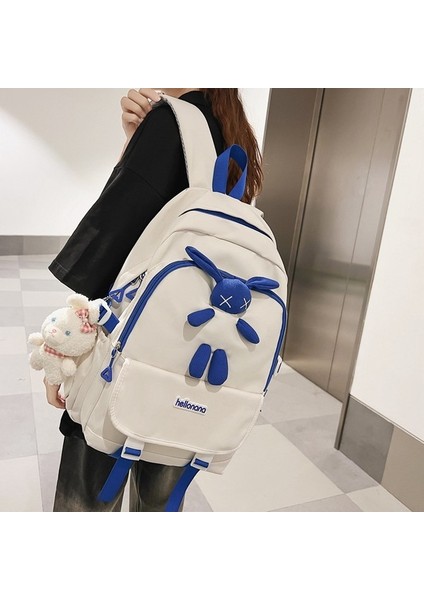 Kadın Lise Öğrencileri Ortaokul Öğrencileri Için Okul Geniş Kapasiteli Kontrast Renkli Kız Çocuk Sırt Niş Tasarımlı Üniversite Öğrencisi Sırt Çantası (Yurt Dışından) fırsatları