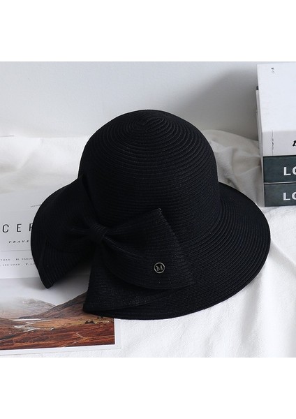 Açık Moda Güneş Koruyucu Yarık Güneşlik Hasır Şapka (Yurt Dışından) fırsatları
