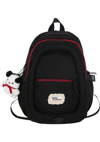 Basit Büyük Kapasiteli Sırt Çantası Niş Tasarımı Sürekli Daire Sırt Çantası Üniversite Öğrencisi Ortaokul Sırt Çantası Yeni Stil (Yurt Dışından)