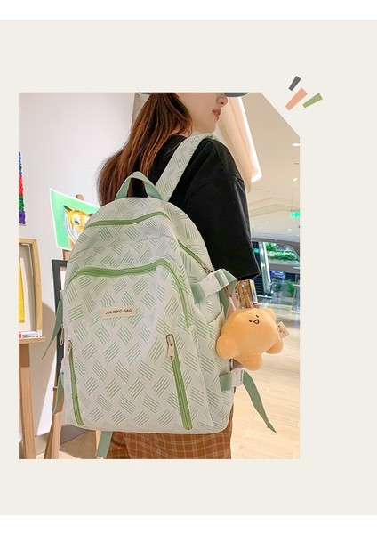 Kadınlar Için Yeni Kore Tarzı Modaya Uygun Sırt Çantası, Ortaokul Öğrencileri Için Kişiselleştirilmiş Naylon Sırt Çantası, Büyük Kapasiteli, Su Geçirmez Bilgisayar Sırt Çantası Y (Yurt Dışından) fırsatları