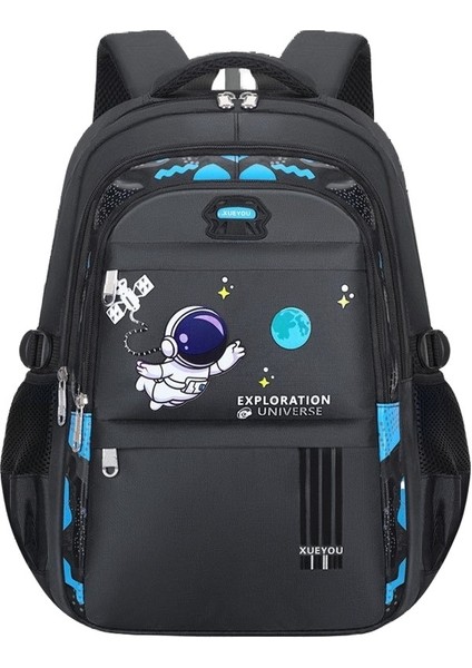 Okul Çantası-Çocuk Omuz Sırt Çantası-Erkek-Su Geçirmez, Omurgayı Korur (Yurt Dışından)
