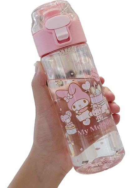 Sanrio Su Bardağı Kızlar Yüksek Değerli Öğrenci Plastik Bardak Tritan Yüksek Sıcaklığa Dayanıklı Yaz Sevimli Çocuk Su Bardağı (Yurt Dışından)