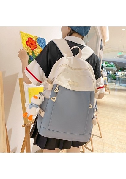 Sırt Büyük Kapasiteli Ortaokul Öğrencisi Okul Açık Seyahat Sırt Çantası (Yurt Dışından) fiyatları