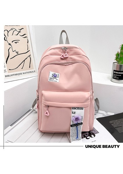 Yeni Moda ve Modaya Uygun, Büyük Kapasiteli Lise ve Ortaokul Öğrencileri Çift Okul Çantası, Kampüs, Çok Yönlü ve Dayanıklı Sırt Çantası (Yurt Dışından)