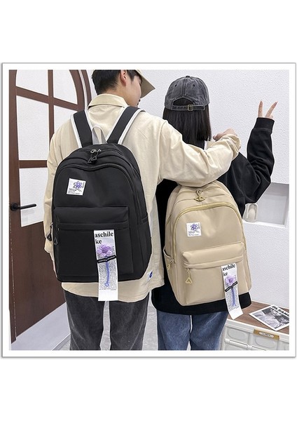 Yeni Moda ve Modaya Uygun, Büyük Kapasiteli Lise ve Ortaokul Öğrencileri Çift Okul Çantası, Kampüs, Çok Yönlü ve Dayanıklı Sırt Çantası (Yurt Dışından) fırsatları