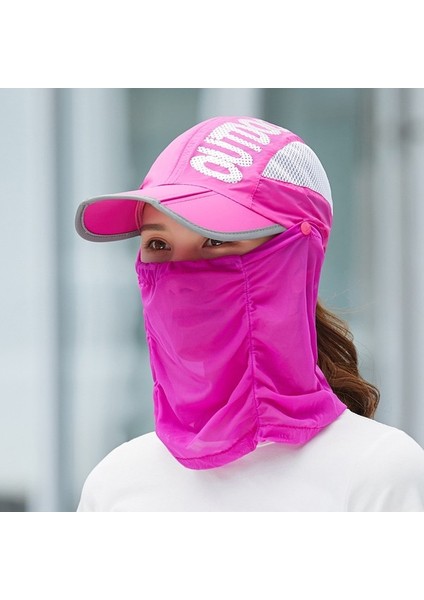 Anti-Ultraviyole Kadın Şapkası - Pembe (Yurt Dışından)