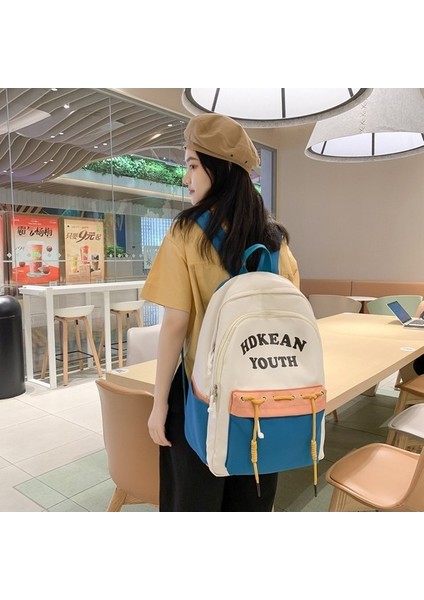 Lise Örgülü Halat Sırt Ortaokul Öğrencileri Büyük Kapasiteli Okul Kadın Ortaokul Öğrencileri Hit Renkli Sırt Çantası (Yurt Dışından) fiyatları