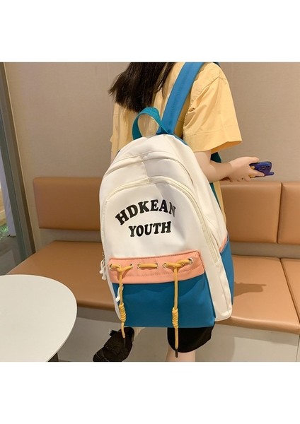 Lise Örgülü Halat Sırt Ortaokul Öğrencileri Büyük Kapasiteli Okul Kadın Ortaokul Öğrencileri Hit Renkli Sırt Çantası (Yurt Dışından) fırsatları