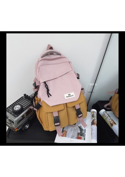 2023 Yeni Sırt Çantası Büyük Kapasiteli Moda Erkek ve Kadın Seyahat Sırt Çantası Sokak Trendi Basit Çok Yönlü Stil (Yurt Dışından) fiyatları