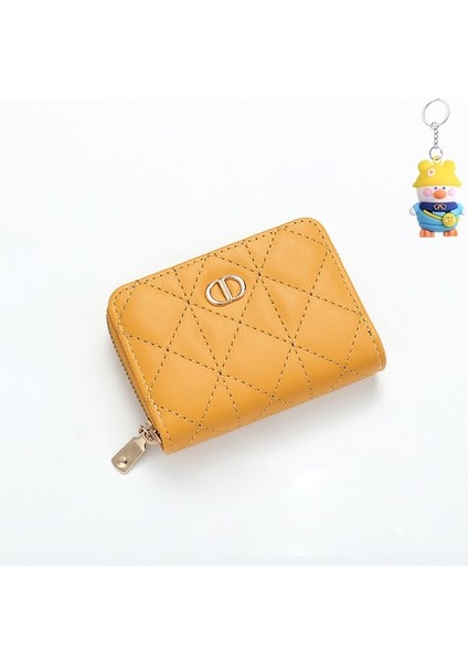 Fermuarlı Kart Tutucu Kart Tutucu Para Cüzdanı Bayanlar Cüzdanı Büyük Kapasiteli Kart (Yurt Dışından)