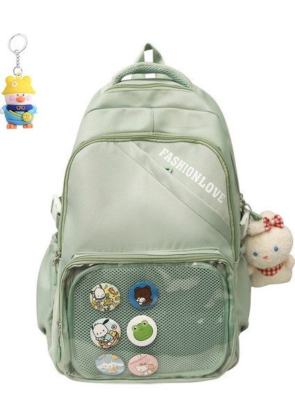 Sevimli Şeffaf Öğrenci Okul Çantası Ortaokul Sırt Çantası Büyük Kapasiteli Seyahat Depolama Sırt (Yurt Dışından) fiyatları