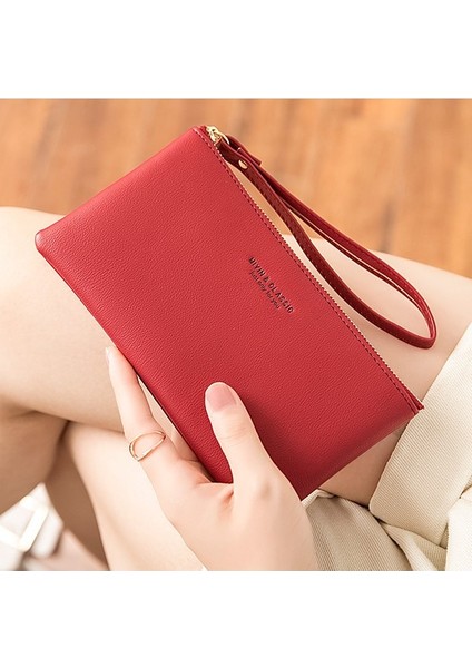 Cüzdan Kadın Uzun Büyük Kapasiteli El Çantası Kadın Küçük Çanta Para Cüzdanı Cep Telefonu Tutabilir (Yurt Dışından) modelleri