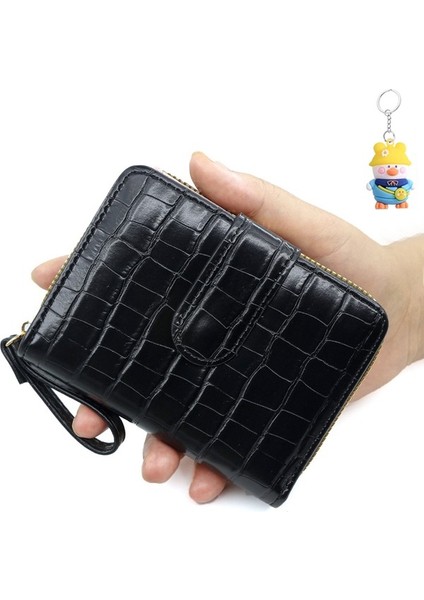 Bayanlar Cüzdan Kısa Akordon Kart Yuvası Toka Para Cüzdanı Kimlik Çantası Fermuarlı Clutch (Yurt Dışından) fiyatları